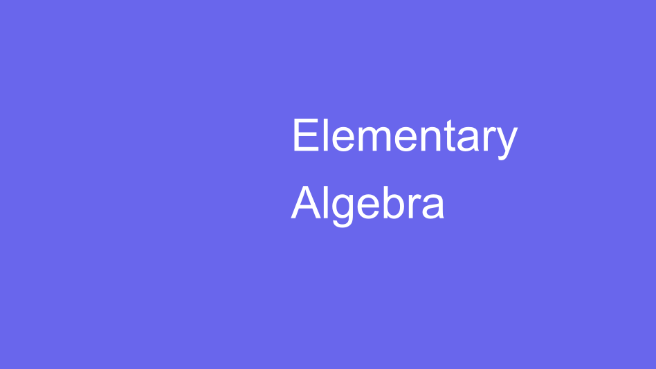 Why do you need algebra house of math