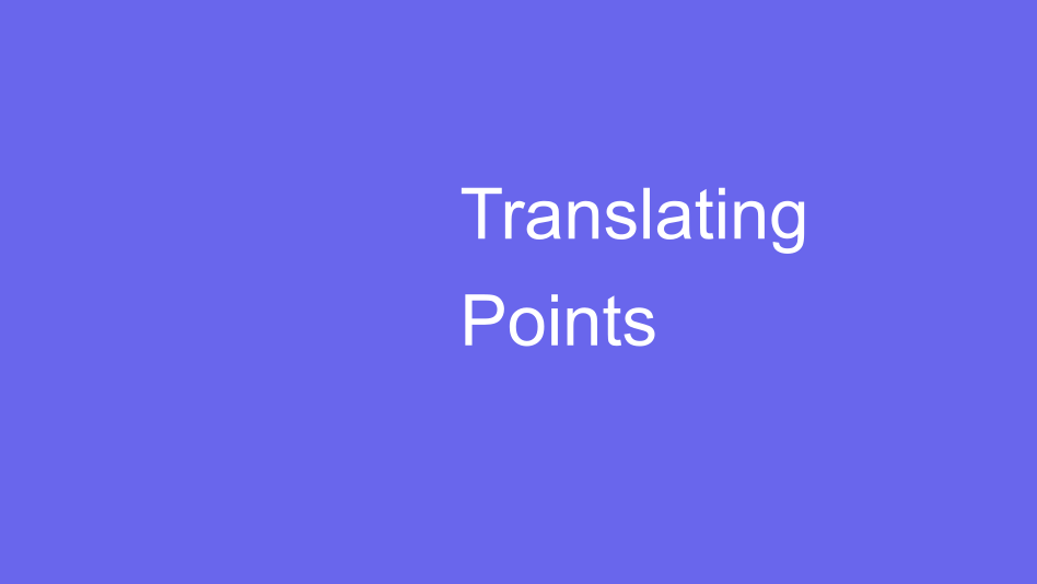 Translation of a point | House of Math