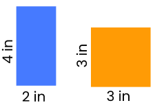 rectangle 2x4 og Square 3x3