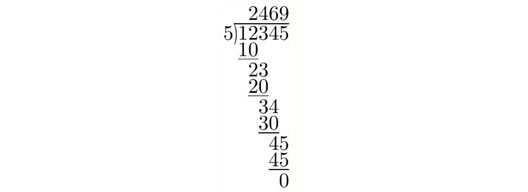 long division