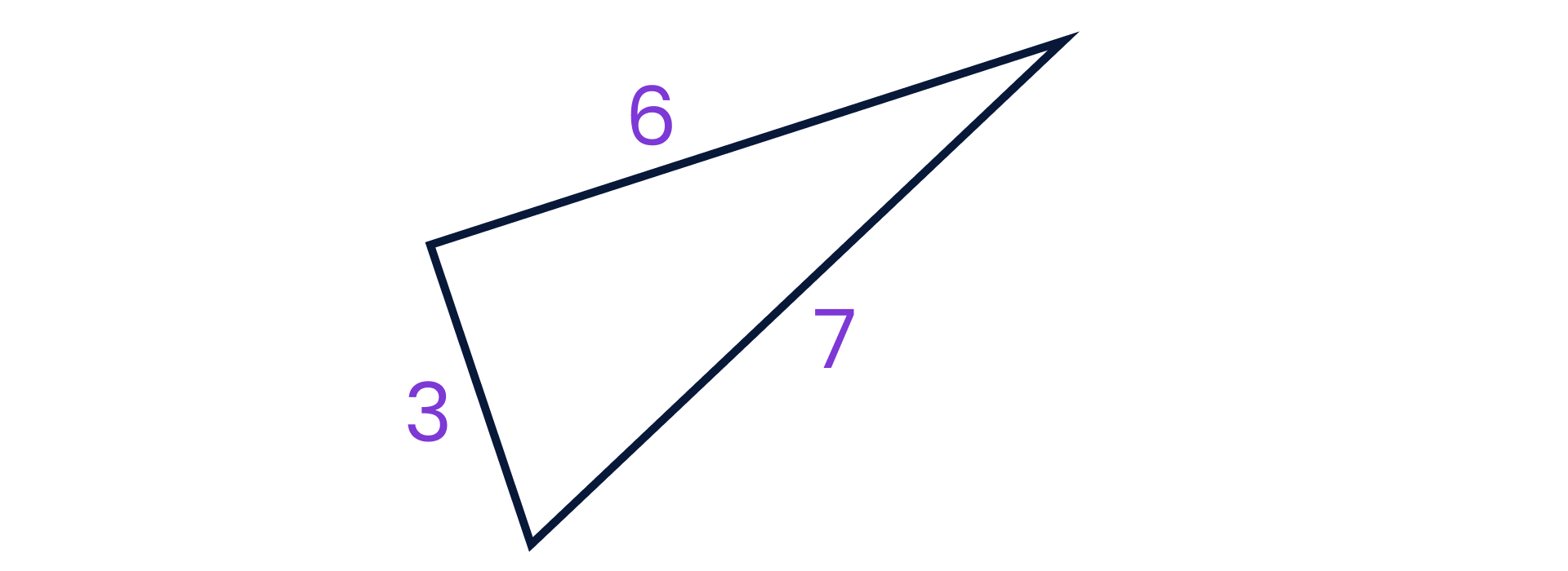 Triangle with all sides different length