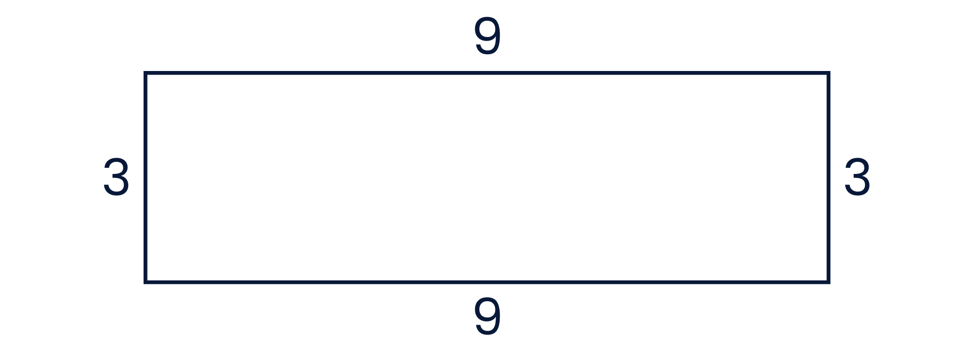 Quadrilateral with length of edges: 3, 3, 9, 9