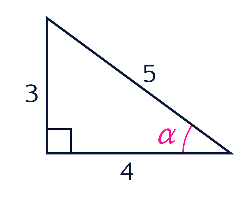 Find sine of angle