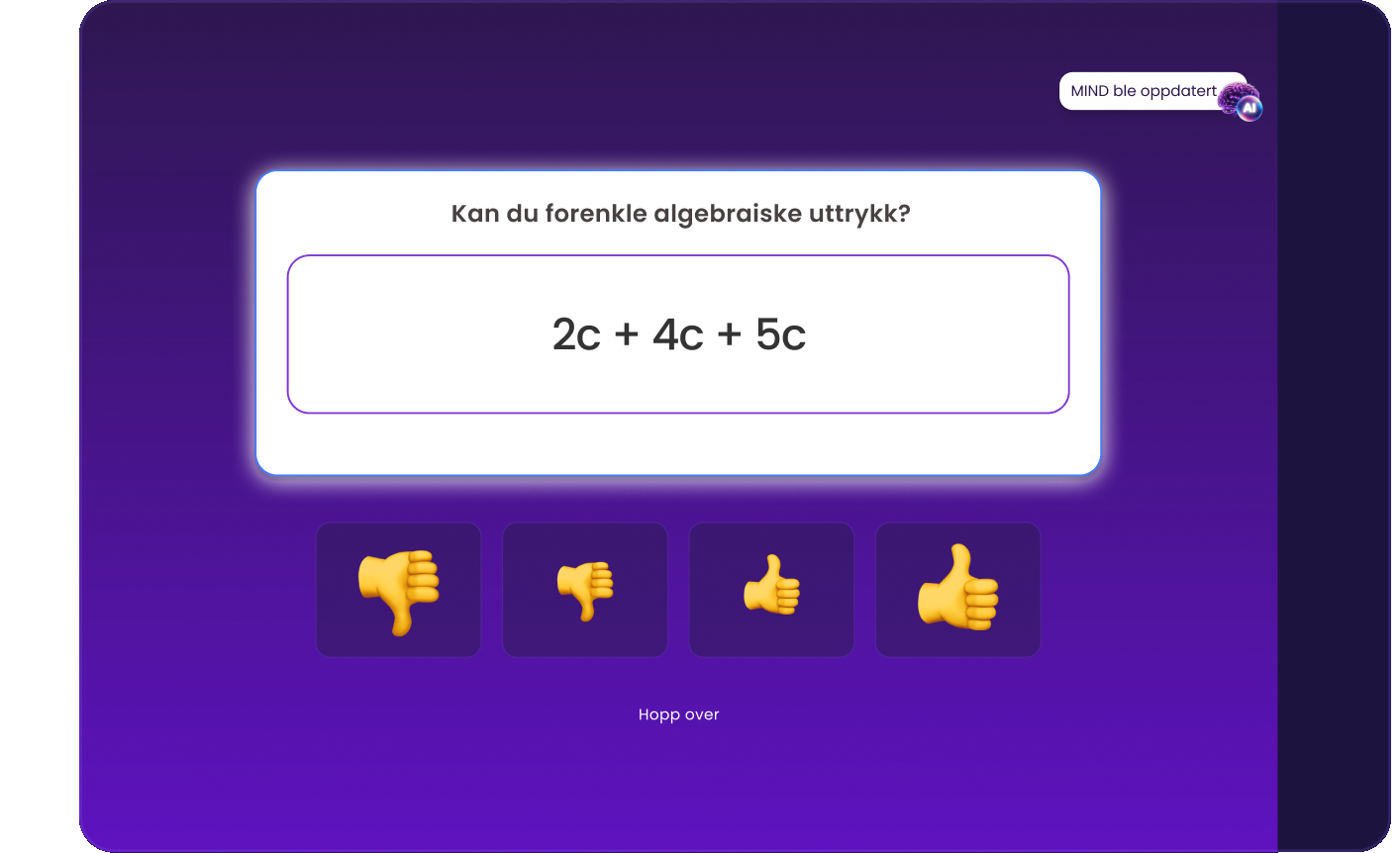 Vi kartlegger barnets matteforståelse på 90 sekunder