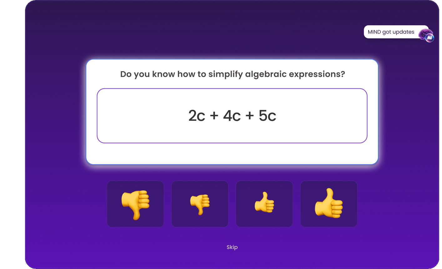 A 90-second Mapping Quiz discovers your child's needs