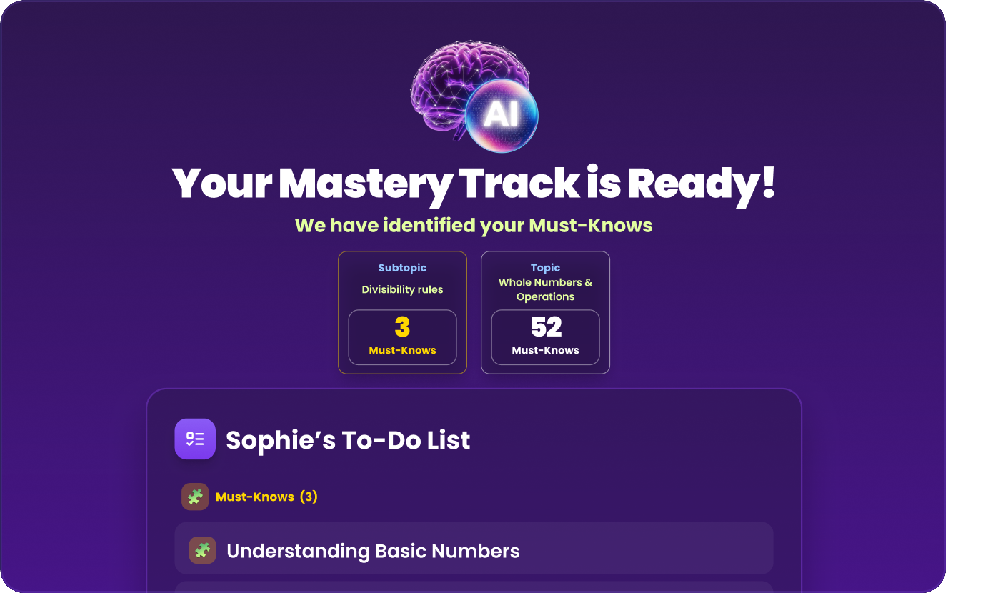 Curated Mastery Track is ready for optimal learning