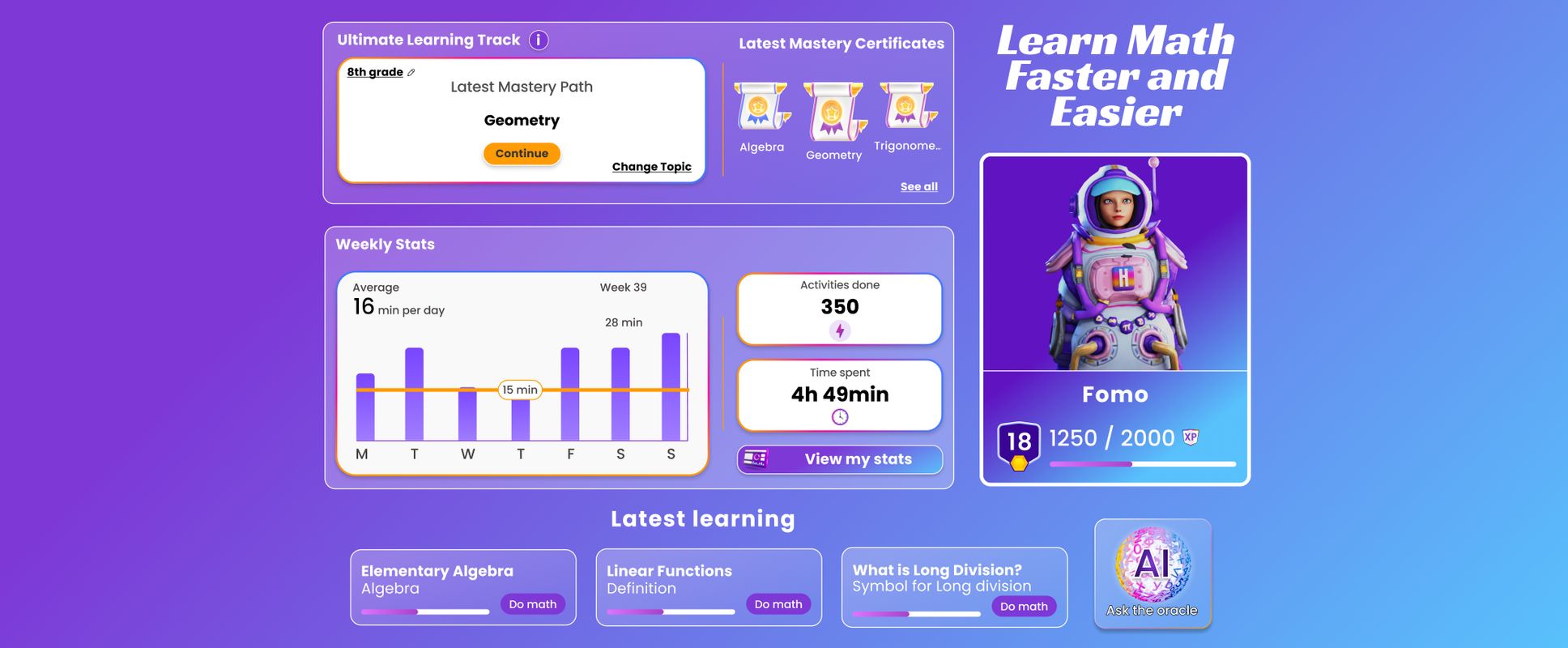 Where everyone can Master Math