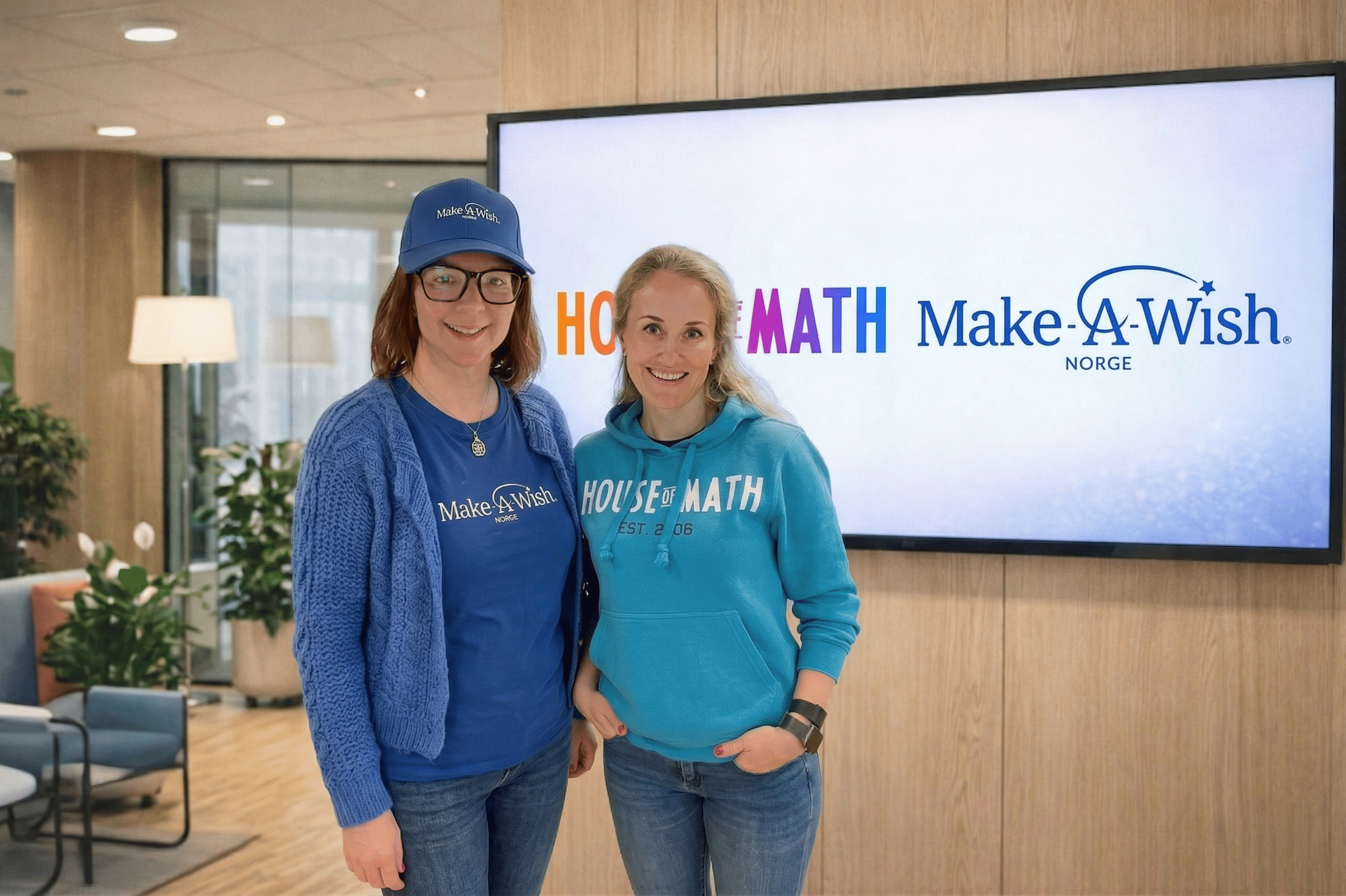 CEOs of House of Math and Make-a-Wish