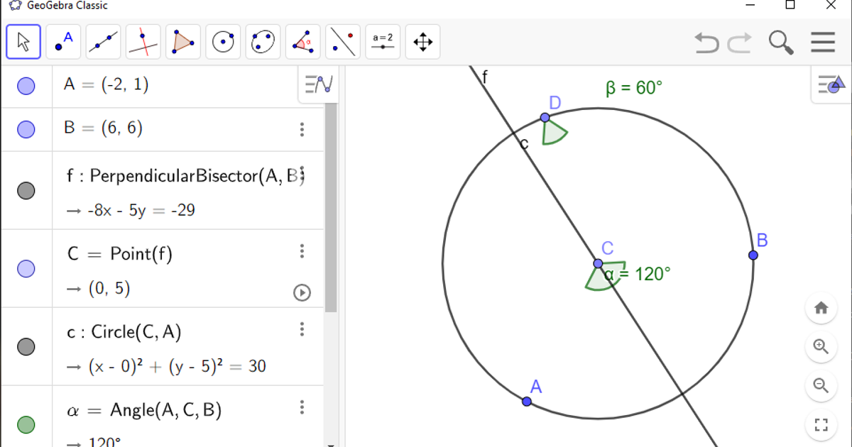 How to Graph Circles of Apollonius in GeoGebra