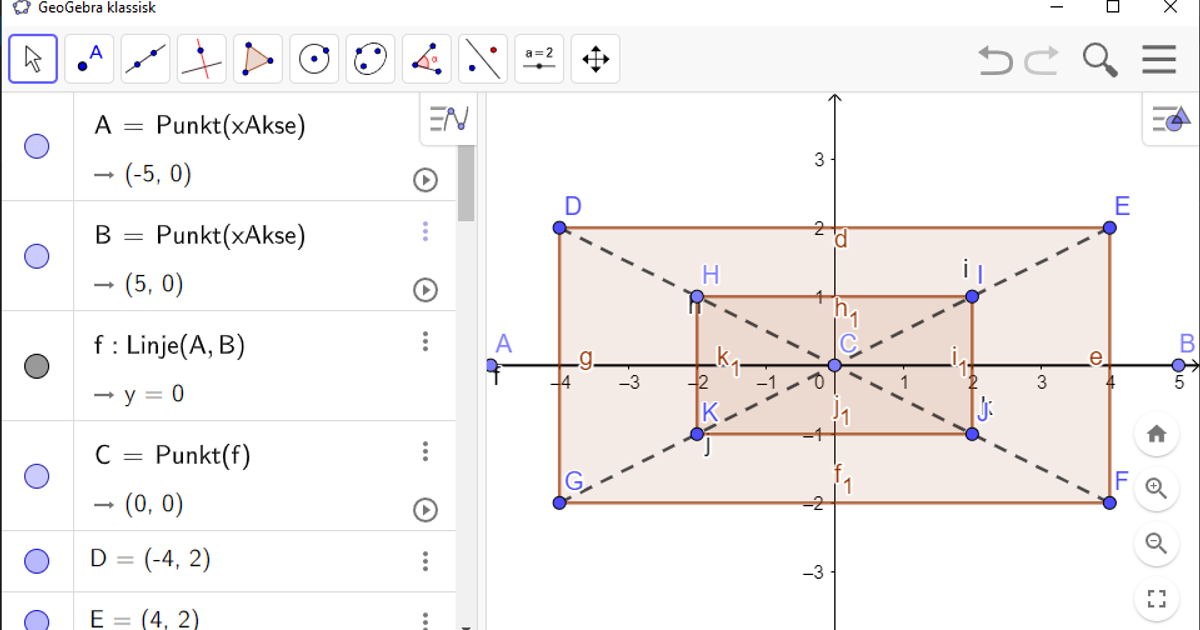 Hvordan bruke GeoGebra i perspektivtegning