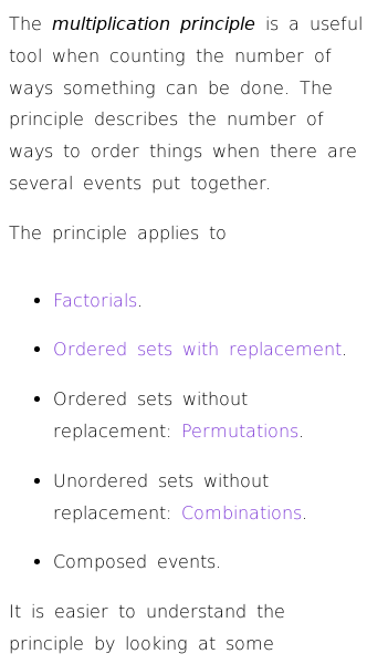 Article on What Is the Multiplication Principle of Counting?