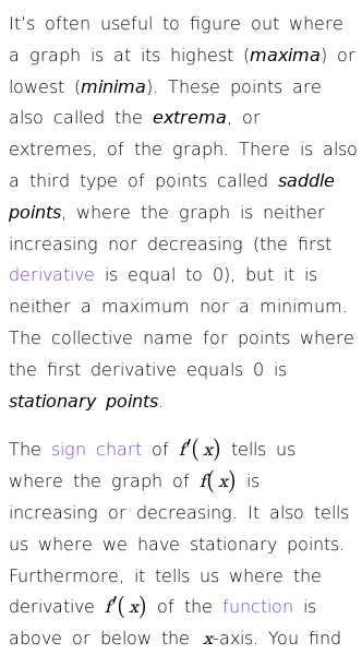 Article on What Are Stationary Points of a Function?