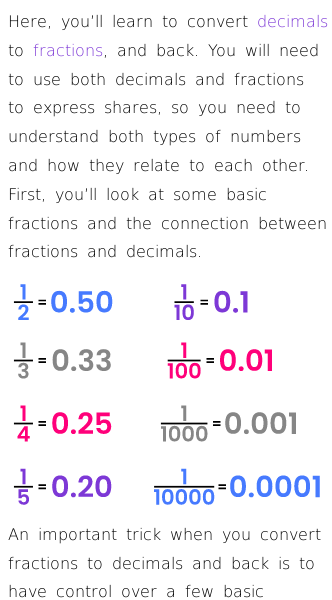 Article on How to Convert Between Decimal Numbers and Fractions