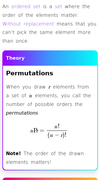 Article on Permutations (Ordered Sampling Without Replacement)