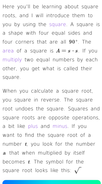 Article on How Square Roots Work