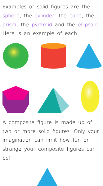 Article on Examples of Composite Solid Figures