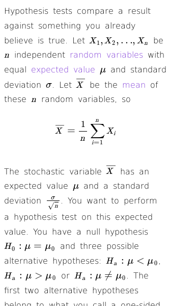 Article on How to Do Hypothesis Testing with Normal Distribution