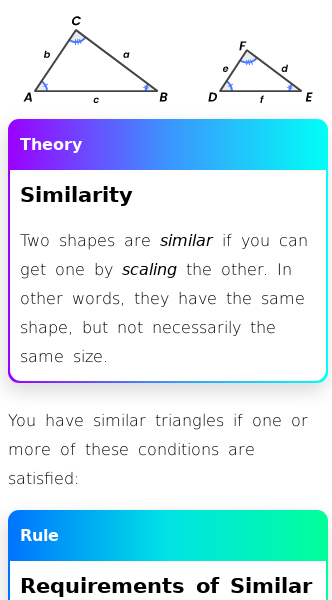 Article on What Is the Definition of Similar Figures?