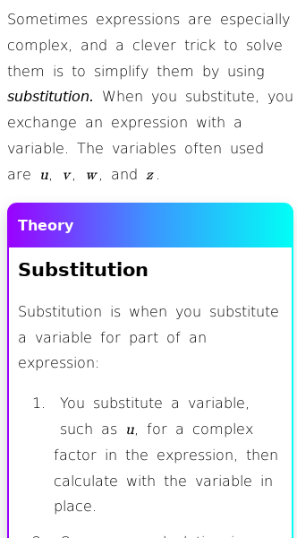 Article on How to Solve Equations Using Substitution