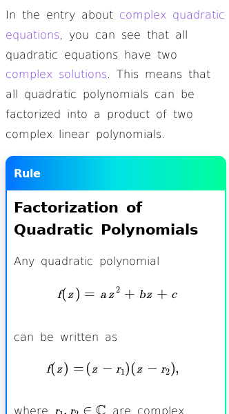 How to Factorize Complex Polynomials