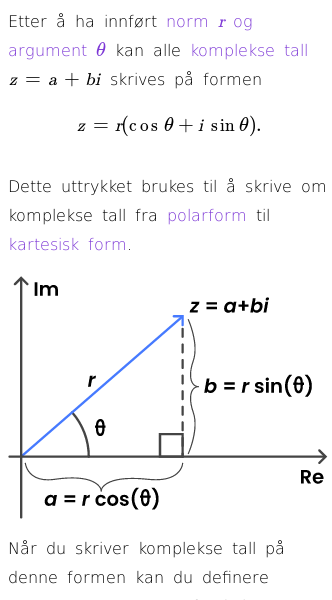 Oppslag om Hva er Eulers formel med komplekse tall?