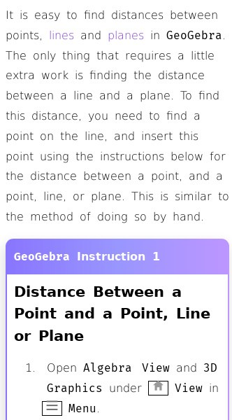 Article on How to Find Distance in GeoGebra