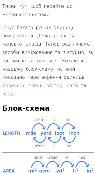 Стаття про Які є одиниці вимірювання англійської системи мір?