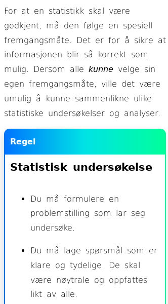 Oppslag om Undersøkelser og data