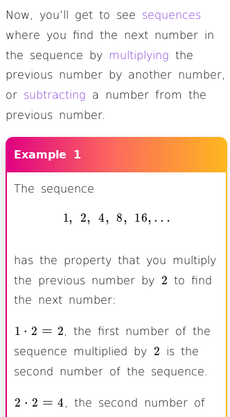 Article on Examples of Mathematical Sequences