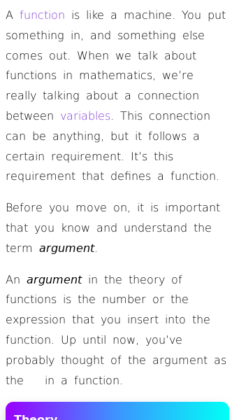 Article on What Is the Definition of a Function?