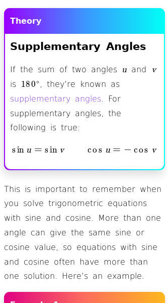 Article on What Is the Definition of Supplementary Angles?