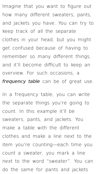 Article on What Are Frequency Tables?