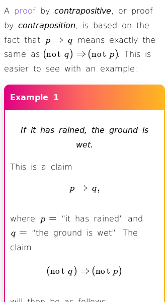 Article on What Is Proof by Contrapositive?