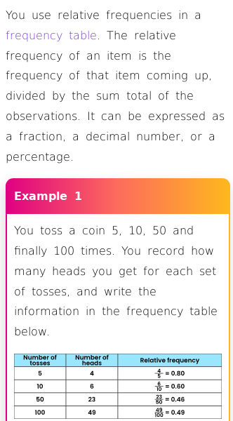 Article on What Is Relative Frequency and Cumulative Frequency?