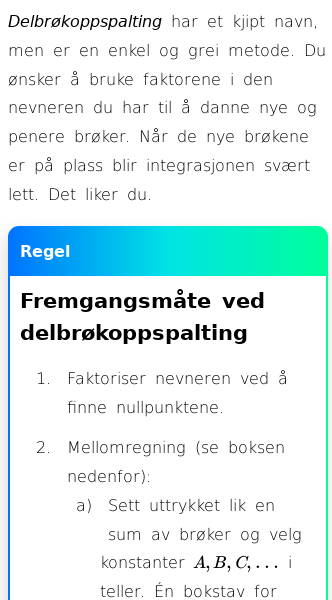 Oppslag om Delbrøkoppspalting