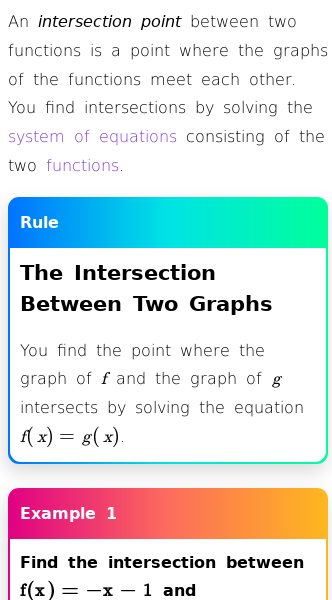 Article on How to Calculate and Interpret Intersection Points