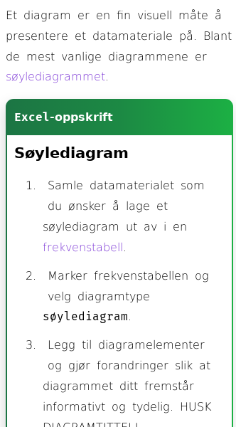 Oppslag om Hvordan lage søylediagram i Excel