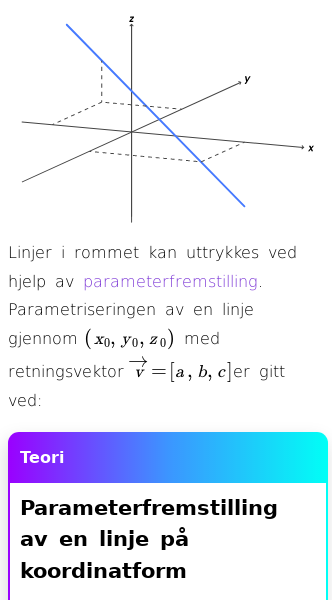 Oppslag om Linjer i rommet