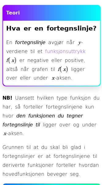 Oppslag om Hvordan bruke fortegnslinjer