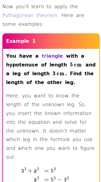 Article on What Can the Pythagorean Theorem be Used For?