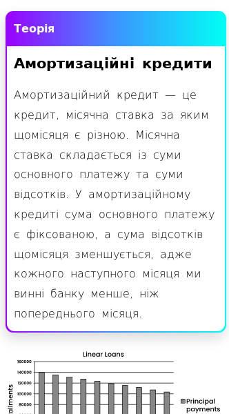 Стаття про Як обчислювати амортизаційні кредити за допомогою формул рядів