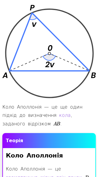 Стаття про Коло Аполлонія