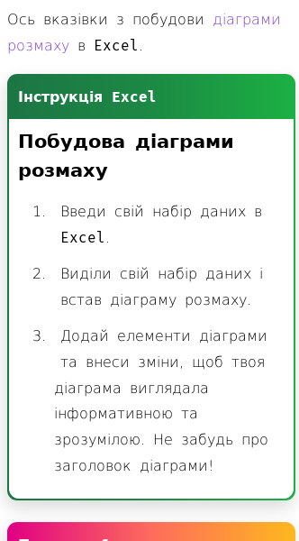 Стаття про Як побудувати діаграму розмаху в Excel