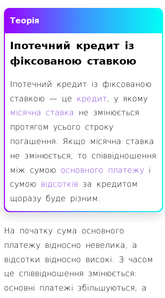 Стаття про Як розрахувати іпотечний кредит із фіксованою ставкою?