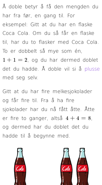 Oppslag om Å doble