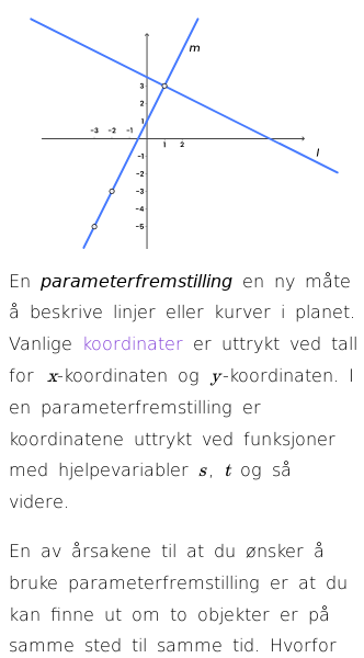 Oppslag om Parameterfremstilling