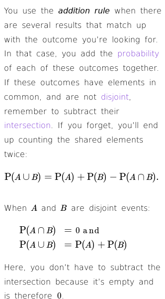 Article on What Is the Addition Rule of Probability?