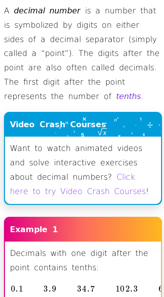 Article on What Is Decimal Notation?