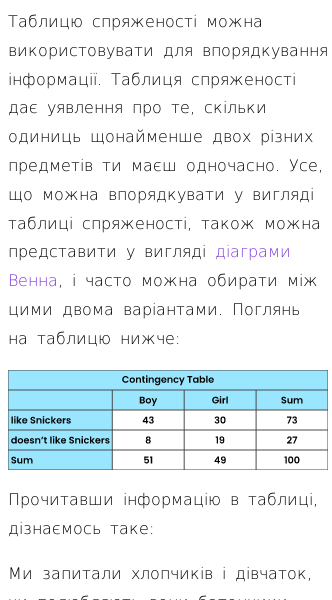 Стаття про Для чого призначені таблиці спряженості?