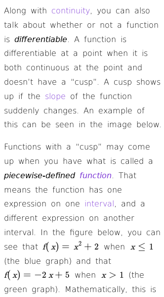 Article on How Do You Determine if a Function Is Differentiable?